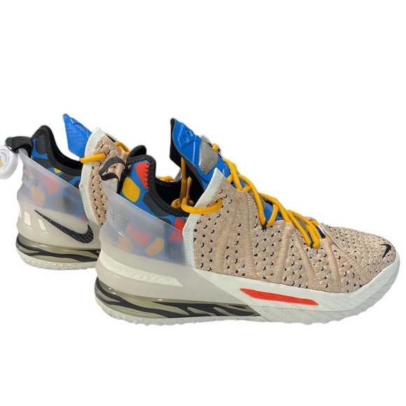 NIKE LEBRON 18 “Multi Animal Print" Majestic Ferocity sneakers CW3156 900/No Box - Picture 1 of 5